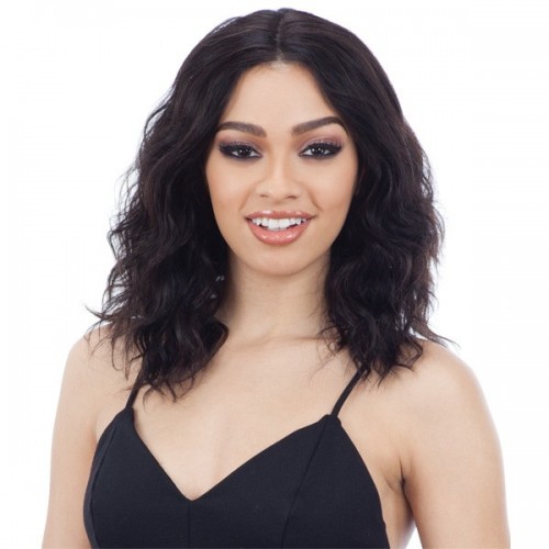 Shake-N-Go Naked 100% Brazilian Natural Human Hair Frontal Lace Wig RHIA